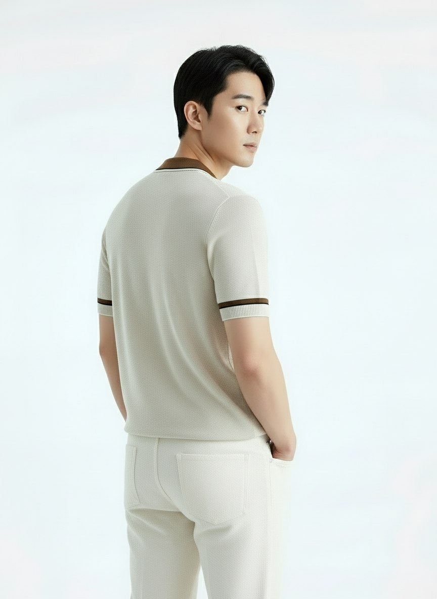 The Riviera Zip Polo